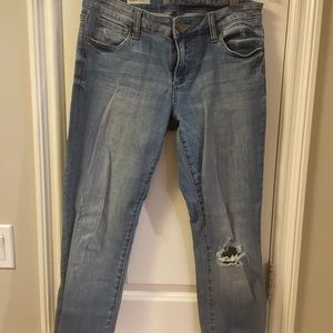 NWOT kut from kloth crop Catherine boyfriend jeans size 4